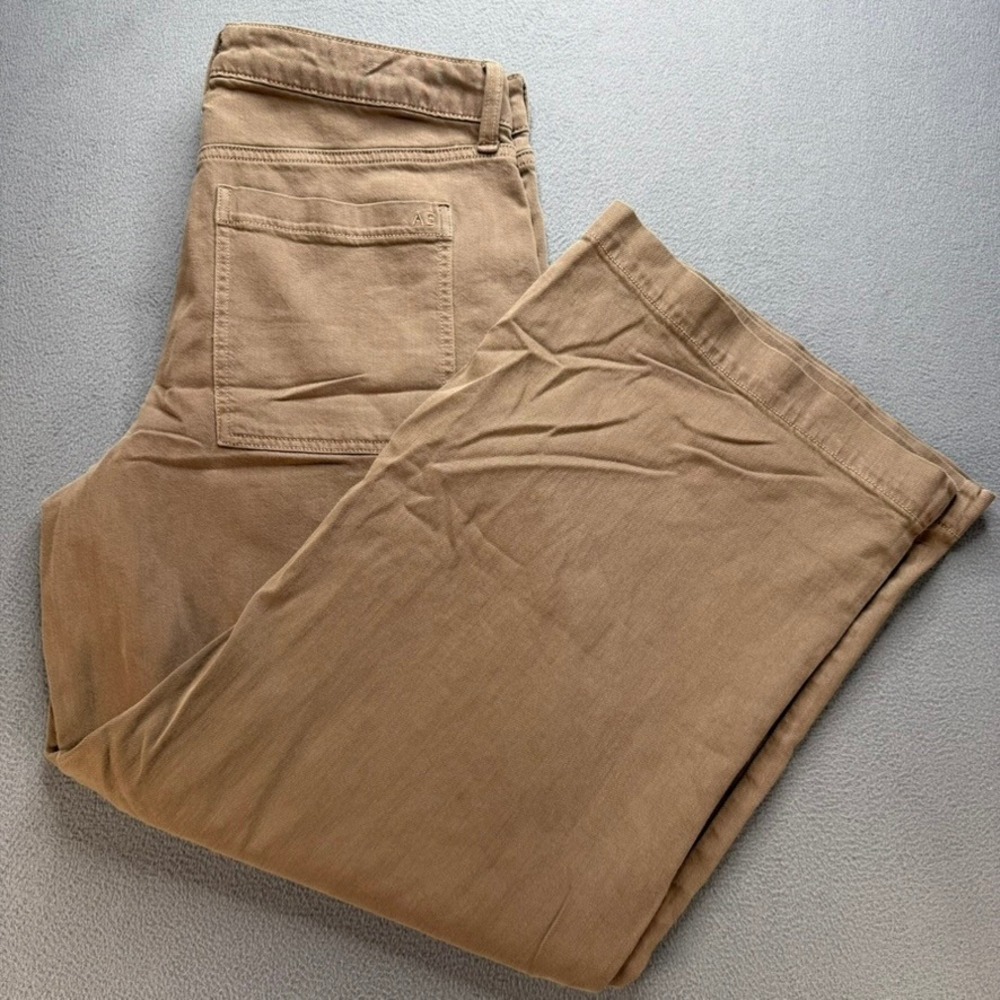 American Eagle Pants Womens 12 Brown Wide Leg 90s Y2K Stretch Carpenter Utility